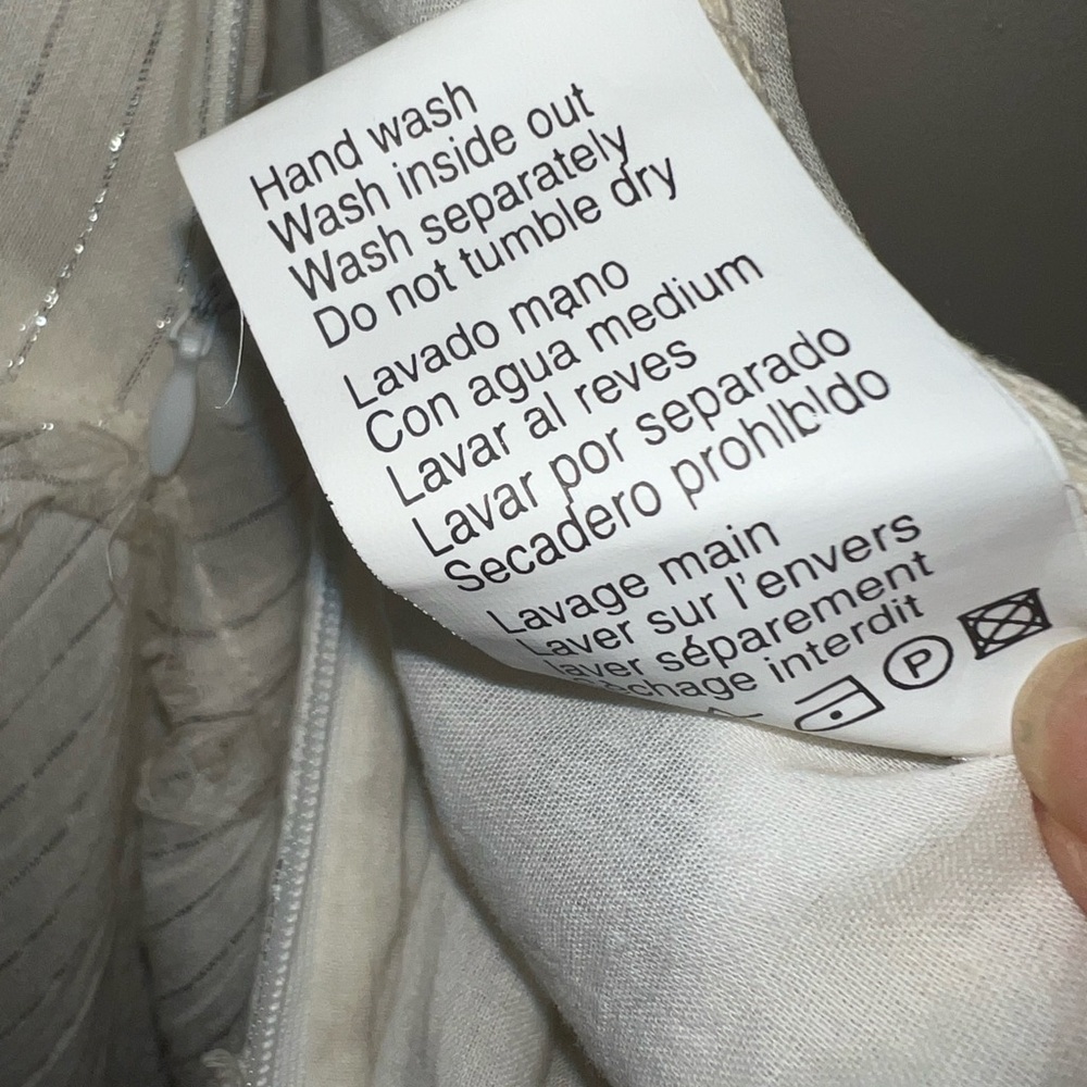 bebe Ivory Maxi Skirt with Metallic Details - Picture 8 of 10